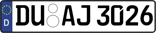 DU-AJ3026