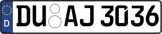 DU-AJ3036