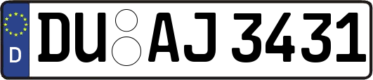 DU-AJ3431