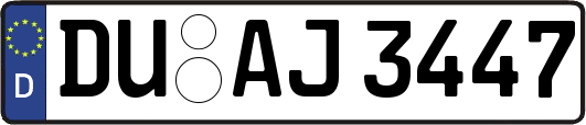 DU-AJ3447