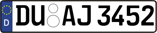 DU-AJ3452