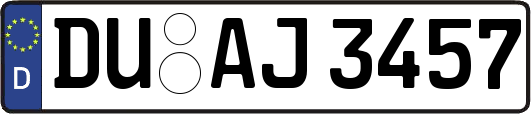 DU-AJ3457