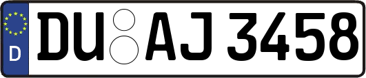 DU-AJ3458