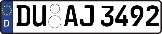 DU-AJ3492