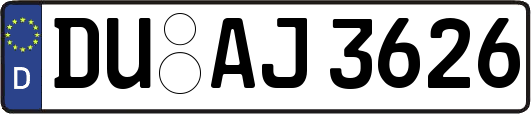 DU-AJ3626