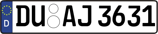 DU-AJ3631
