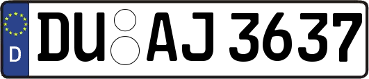 DU-AJ3637