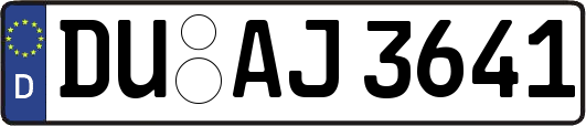 DU-AJ3641