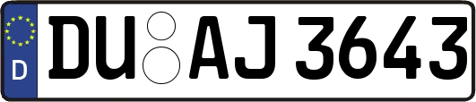 DU-AJ3643