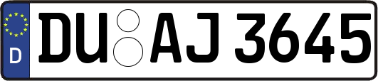 DU-AJ3645