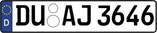 DU-AJ3646