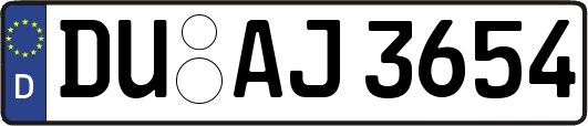DU-AJ3654