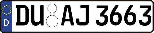 DU-AJ3663