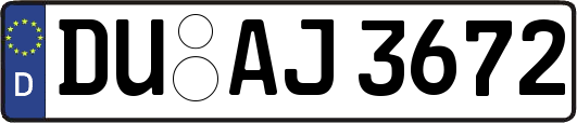 DU-AJ3672