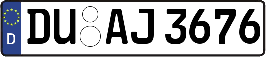 DU-AJ3676