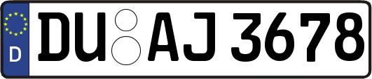 DU-AJ3678