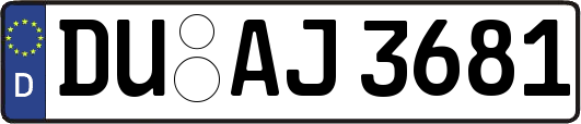 DU-AJ3681