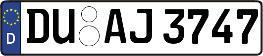DU-AJ3747
