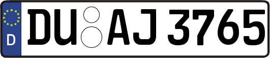 DU-AJ3765
