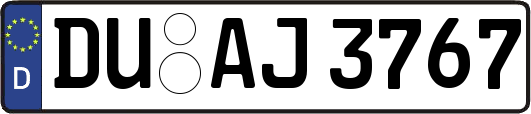 DU-AJ3767