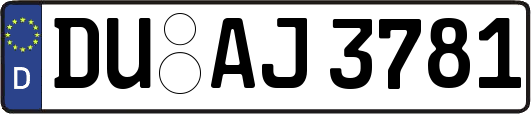 DU-AJ3781