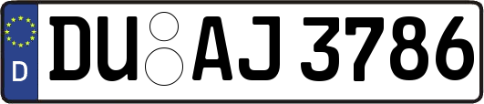 DU-AJ3786