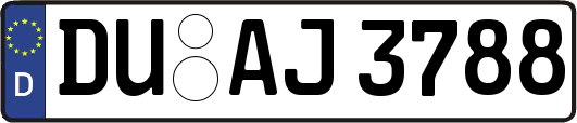 DU-AJ3788