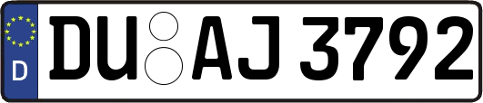 DU-AJ3792