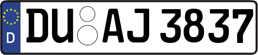 DU-AJ3837