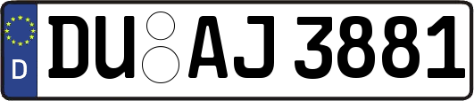 DU-AJ3881