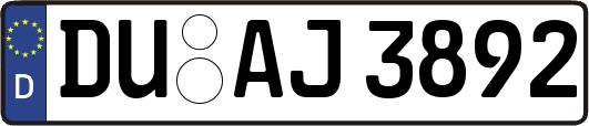 DU-AJ3892