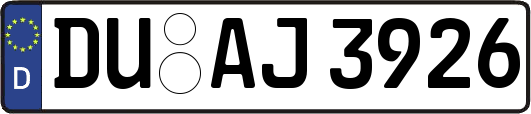 DU-AJ3926