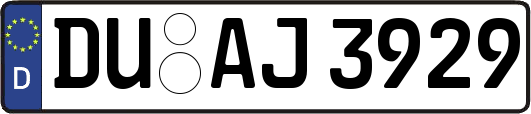 DU-AJ3929