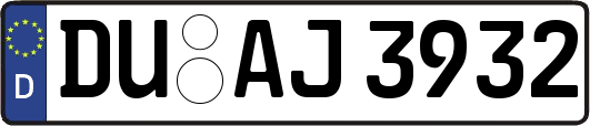 DU-AJ3932