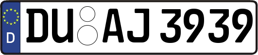 DU-AJ3939