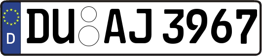 DU-AJ3967