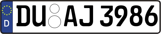 DU-AJ3986