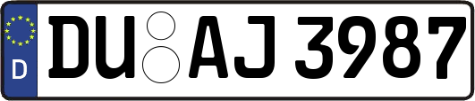 DU-AJ3987
