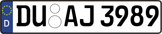 DU-AJ3989