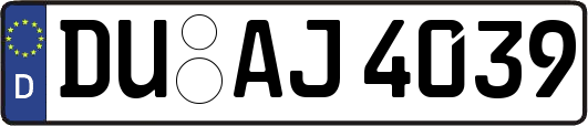 DU-AJ4039