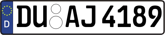 DU-AJ4189