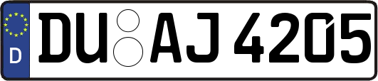 DU-AJ4205