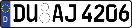DU-AJ4206