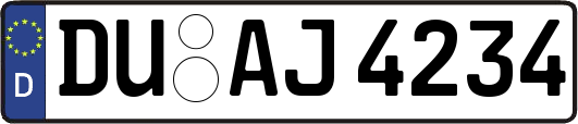 DU-AJ4234
