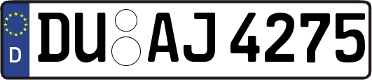 DU-AJ4275