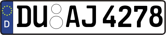 DU-AJ4278