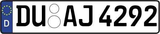 DU-AJ4292