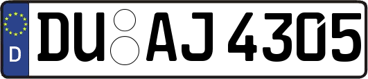 DU-AJ4305