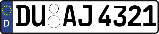DU-AJ4321