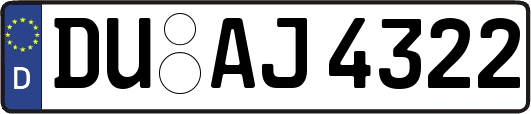 DU-AJ4322